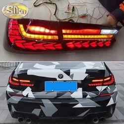 Car LED Tail Light For BMW G20 M3 G80 330i 340i M340d LED Rear Running Lamp + Brake Lamp + Reverse + Dynamic Turn Signal