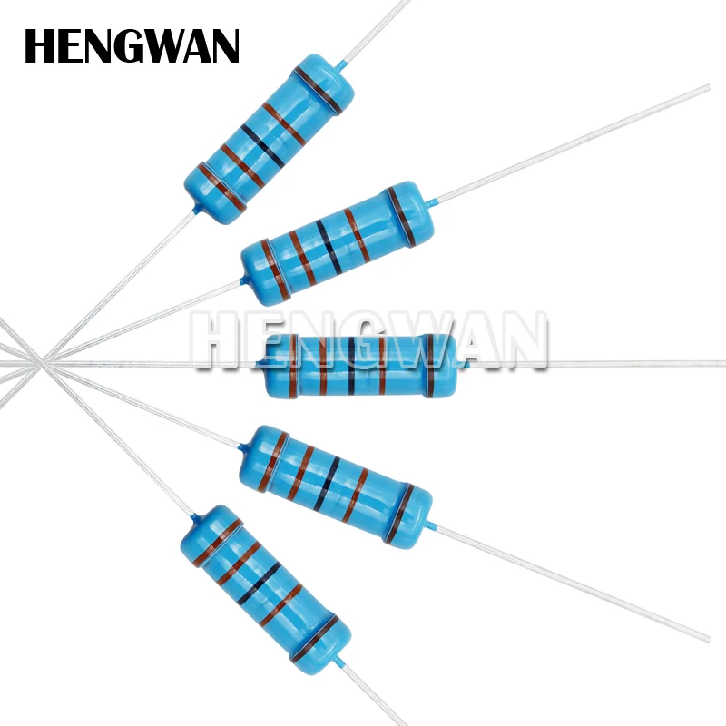 10pcs 3W Metal Film Resistor 1%  0.1R - 2.2M 2.2 10 100 150 220 270 330 470 1K 2.2K 4.7K 10K 15K 22K 47K 100K 220K 470K 1M ohm