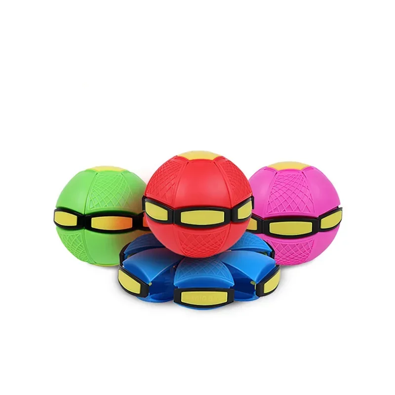 Children's Outdoor Sports Toys Magic UFO Ball Beach Garden Throwing Disc Ball Novelty Deformation Toys Parent-child Party Game