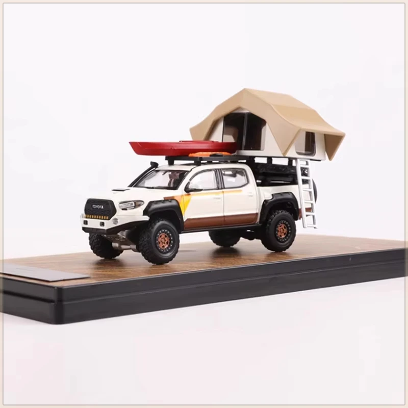 1/64 Scale TACOMA Off-road Camping Version Alloy Car Model Collection Display Ornament Toy Gift