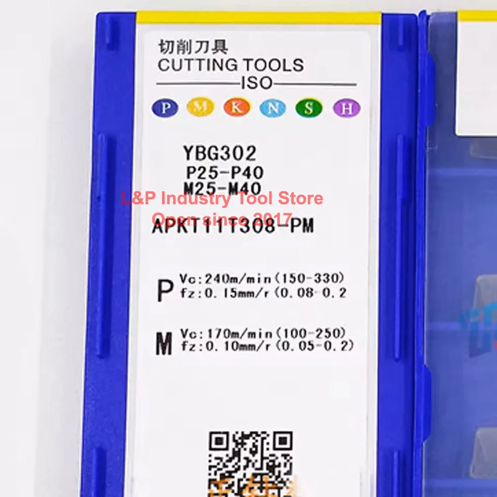 Original Milling Cutter Router Bit APKT11T304-PM APKT11T308-PM YBG205/202/302/102 YBD152 YBM251 YBC301 CNC Lathe Knife Job Tools