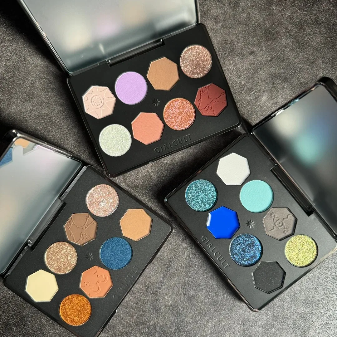 Girlcult 8 Color Eyeshadow Palette Smoky Neutral Duochrome Long Lasting Highly Pigmented Matte Shimmer Makeup for Daily Glam