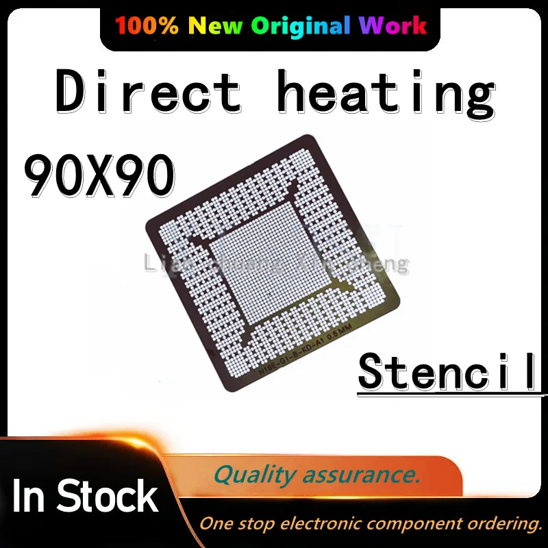 Stencil TU106-400-A1 RTX2060 RTX2070 TU104-410-A1 RTX2080 TU104-450-A1 1660S N18E-G0 G1 2 G3-A1 N19E 0.5MM 90X90 Direct heating