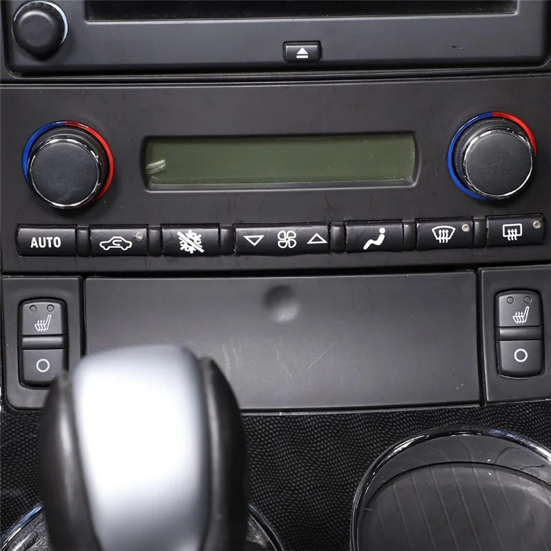 For  Corvette C6 2005-2013 Car AC Air Conditioner Dash Button Sticker Repair Parts Accessories-Y79A