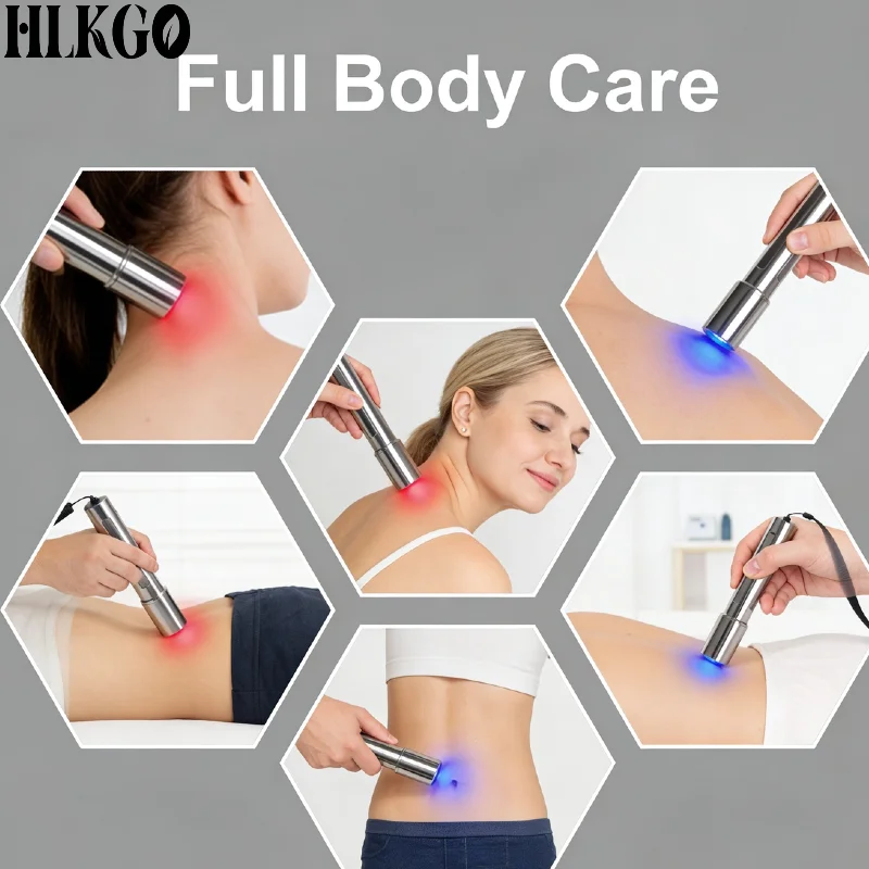 5 Wavelengths 940nm Near Infrared Red Light Therapy Device, Deep Tissue Pain Relief Physical Treatment for Joint Muscle Recovery
