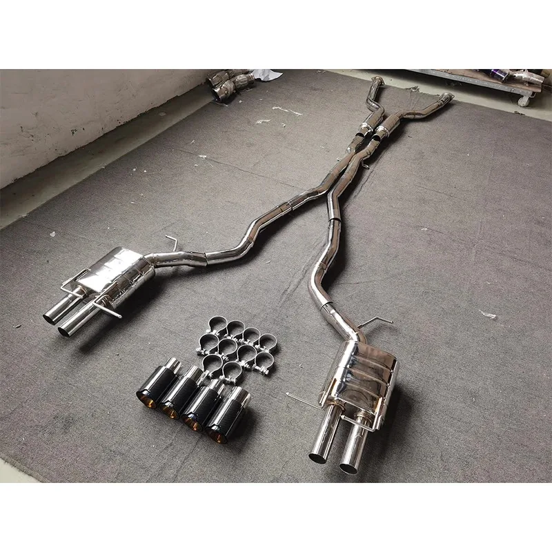 

Лидер продаж на заводе SUS304 Catback клапан выхлопной трубы для M5 E60 E61 глушитель с клапаном автомобильные аксессуары E60 выхлоп