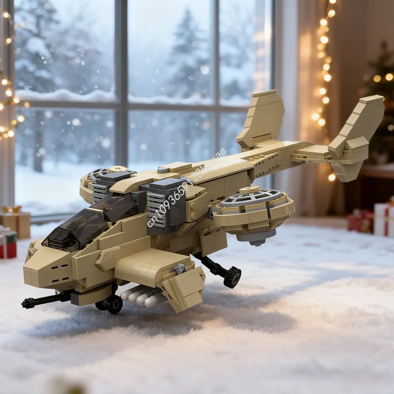 826 قطعة MOC GDI Orca مقاتلة خلق نموذج اللبنات العمارة الإبداعية فكرة الطوب الاطفال هدية الكريسماس لعبة عيد ميلاد #1