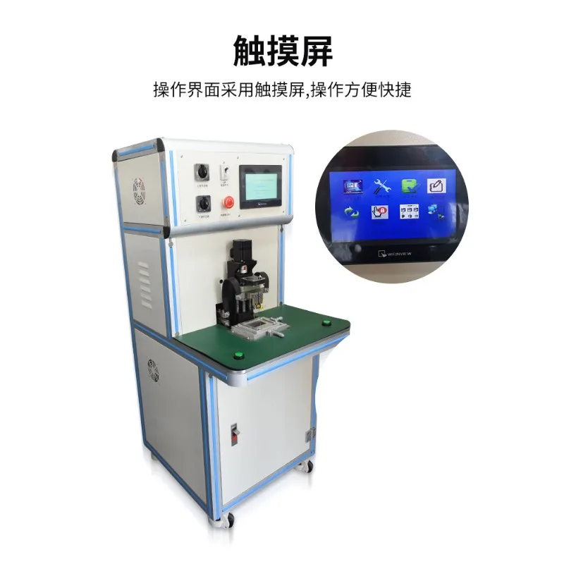 Automatic double-sided harba soldering machine data cable connector USB board end precision high speed LED spot welding machine