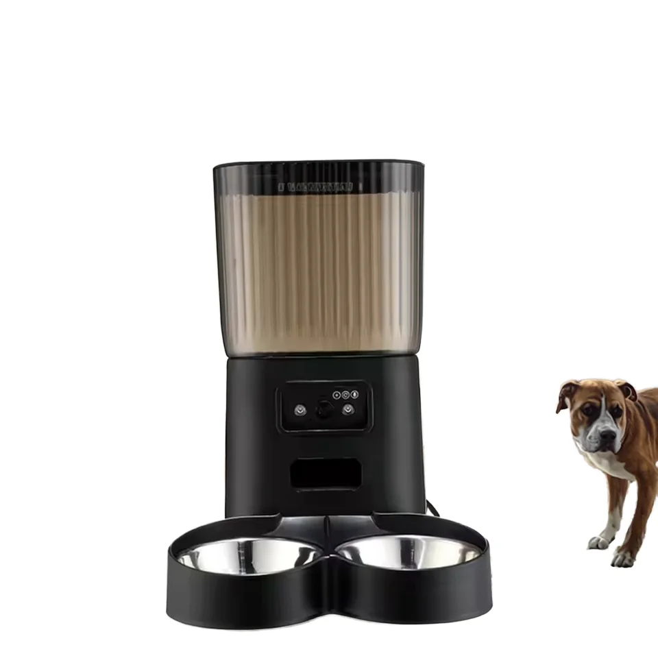 

STLF OEM Pet Smart 1.5L Automatic Feeder Eco-Friendly ABS+Stainless Steel Durable Cat Dog Food Dispenser for Safety Water Applic