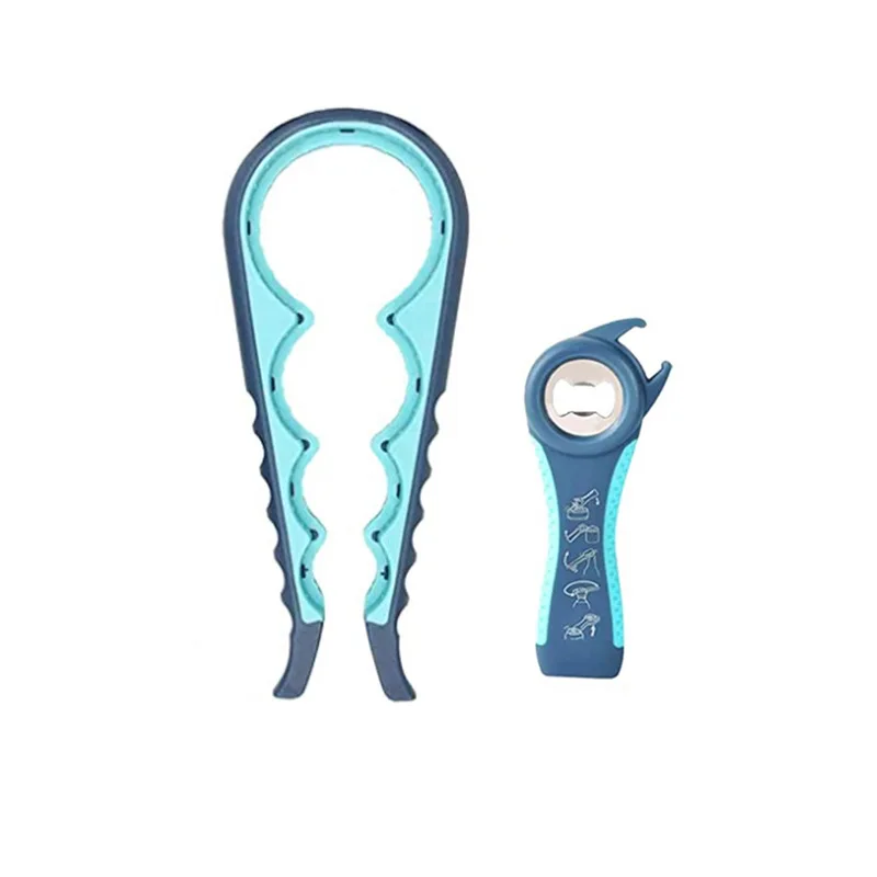 Abridor de tarros multifuncional, pinza para tarros, abridor de tapas, abrelatas, abridor de botellas