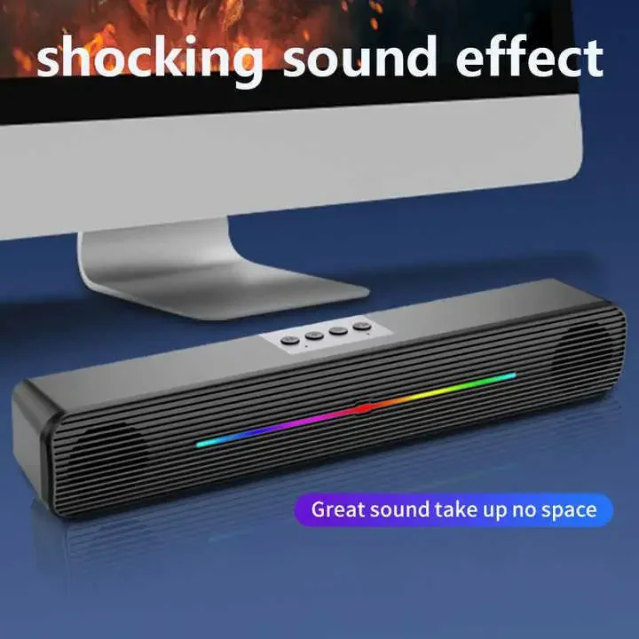 Stereo Dual Speakers, Portable Desktop Subwoofer, High-power Card Insertion, Wireless Bluetooth Speaker, Computer Sound Bully