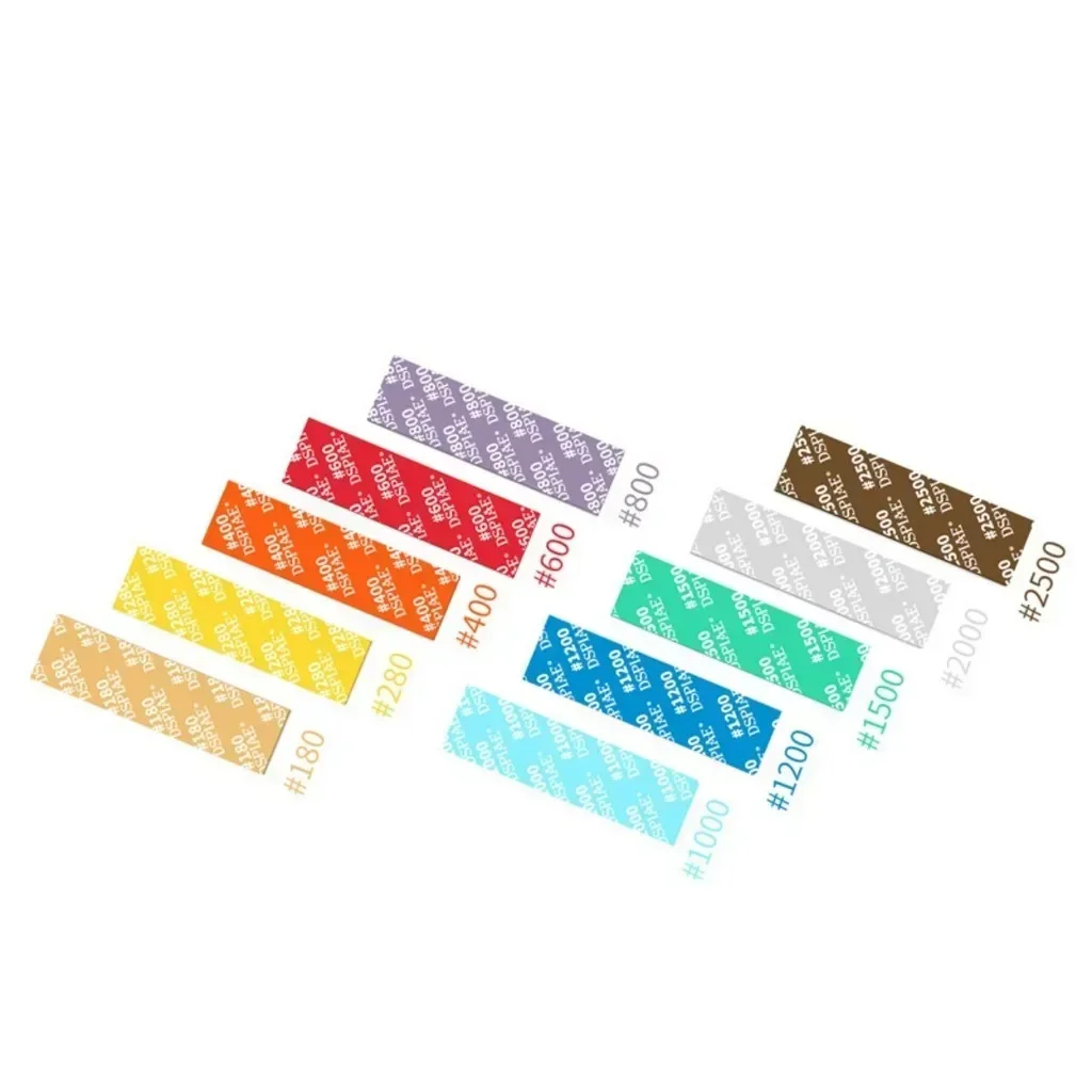 DSPIAE #180~#2500 Sanding Sponge Set Professional Sanding Equipment for Gundam Hobby DIY Sandpaper Sanding and Polishing