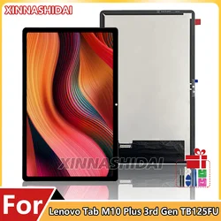 LCD Display For Lenovo Tab M10 Plus 3rd Gen TB125FU TB128FU TB128XU LCD Touch Screen Digitizer Panel Assembly