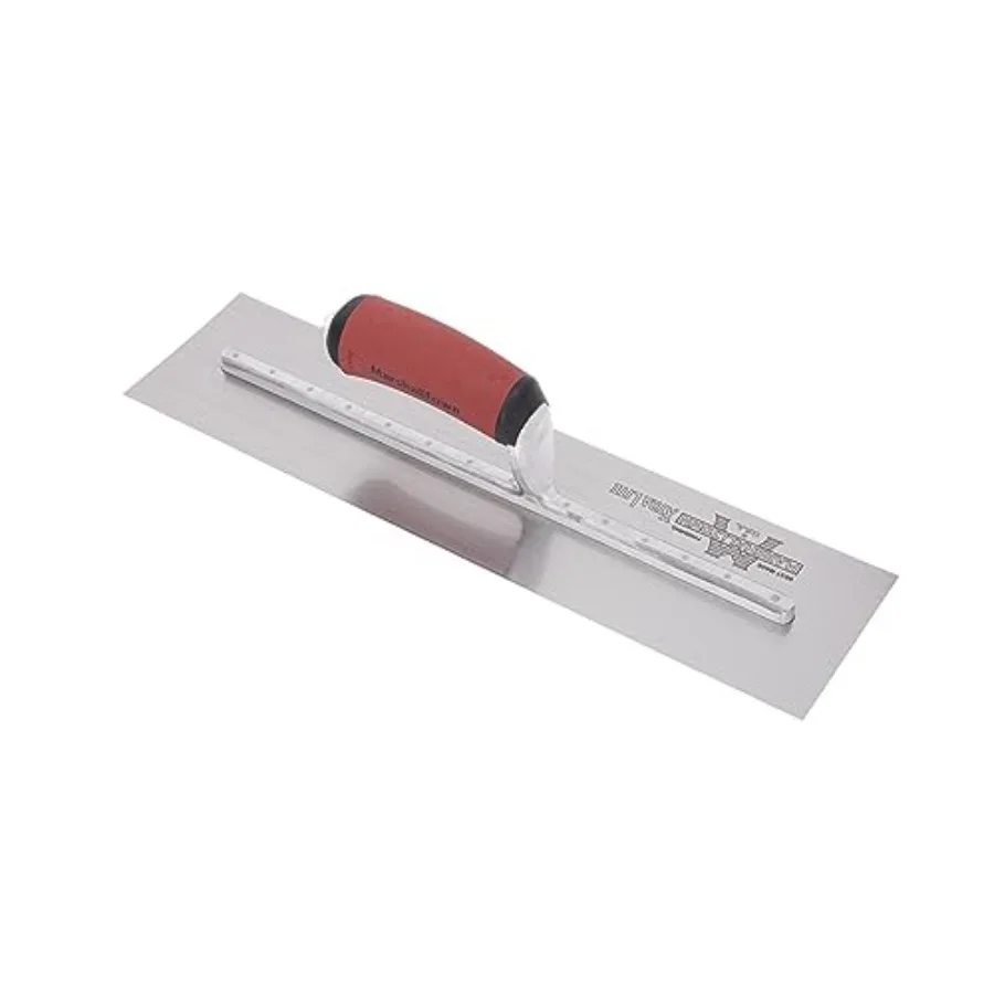 

Finishing Trowel 16 by 4 Inch High Carbon Steel Blade DuraSoft Curved Handle Xtralite Mounting Perfect for Spackling Sheetrock