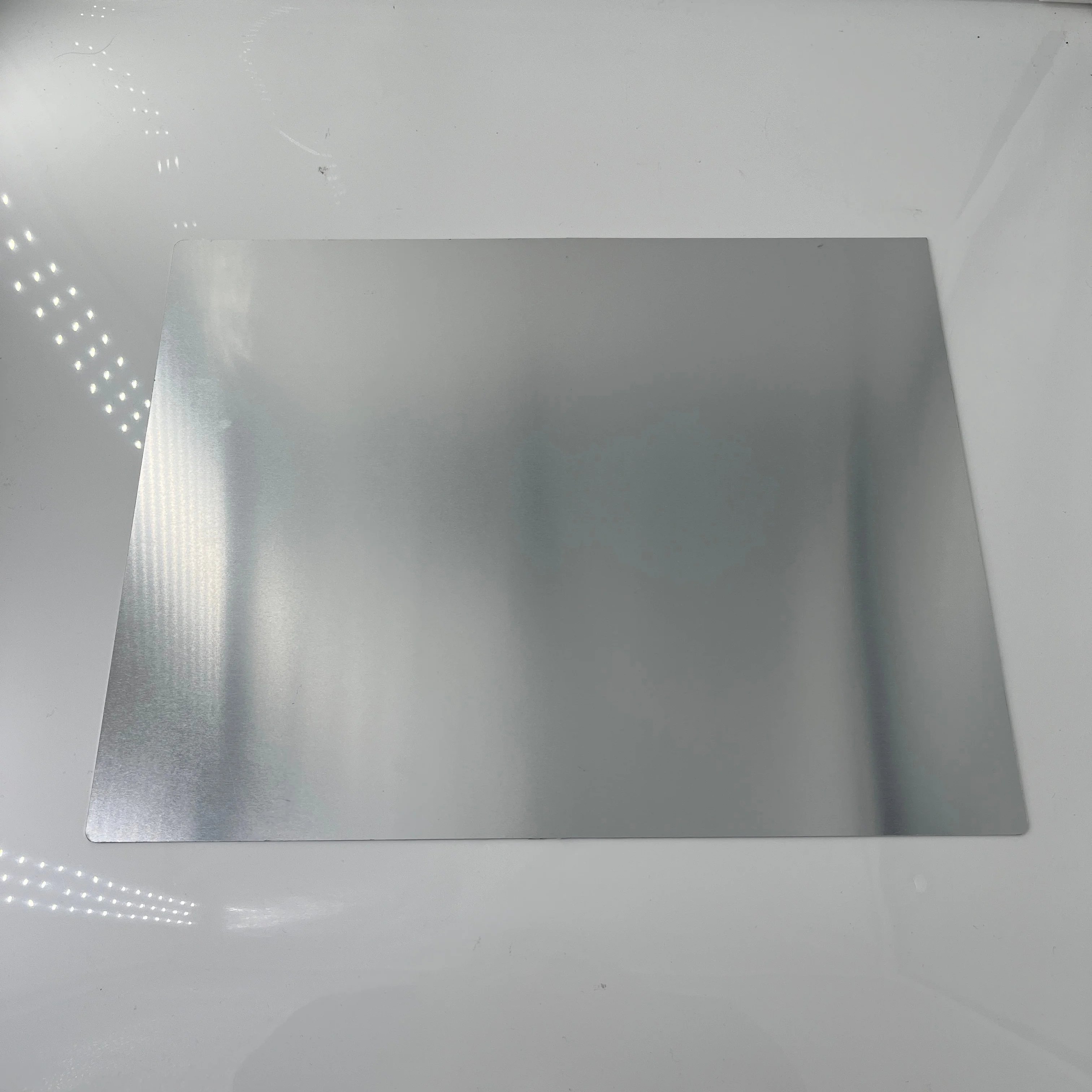 2Pcs Metal Business Cards Blank Name Laser Engraved DIY Aluminum Sheet Carte Engraving Blanks For CNC Engraver Laser Plates