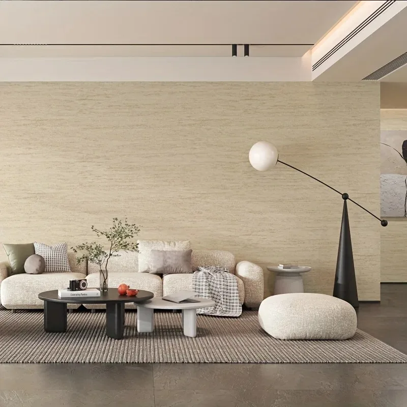 40cm X 3m Soft Ceramic Thickened Foam Wall Sticker Self Adhesive Wallpaper Living Room TV Background Household Wall Decor Sheet