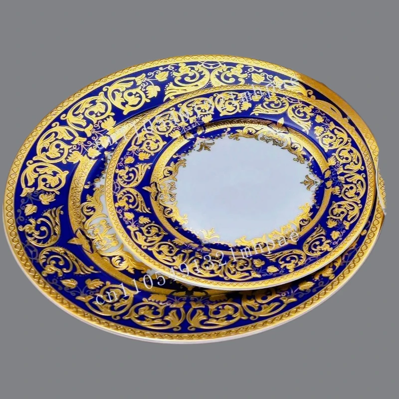 

Fast Shipping Hot Sale Luxury Bone Porcelain High Quality Best Price Dinner Plate Luxury Dinner Plate Set