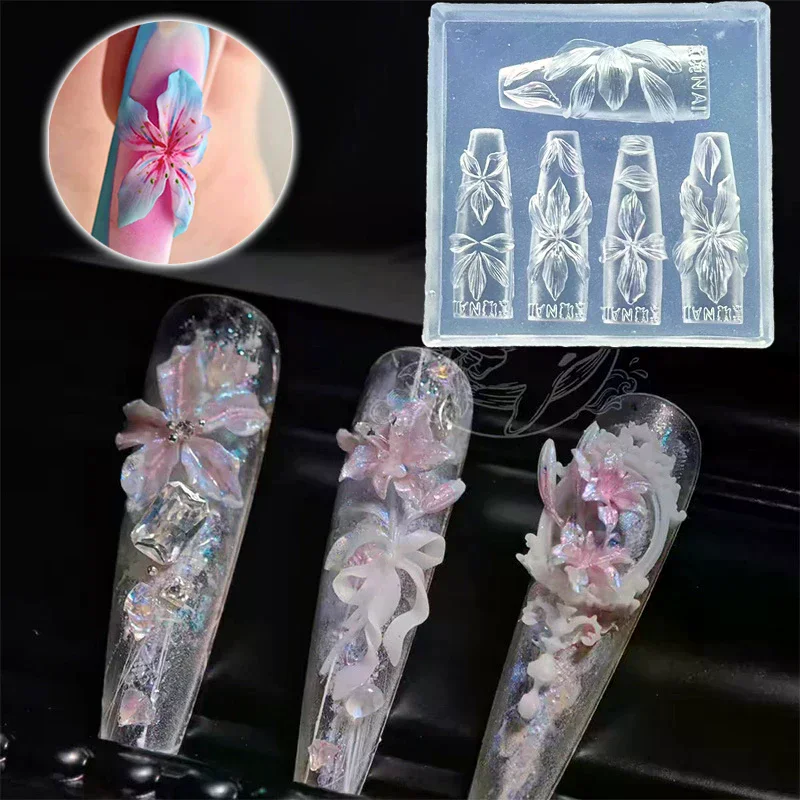 Molde de silicona 3D para uñas - Resin Art Templates Free reseña y precio