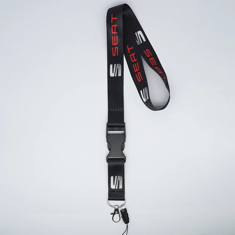 Fashion Neck Strap Lanyard Key Cell Phone Work ID Card Hanging Rope Nylon For Seat Leon Mk3 Mk2 Mk1 Ibiza 6j Cupra Accessories view 3