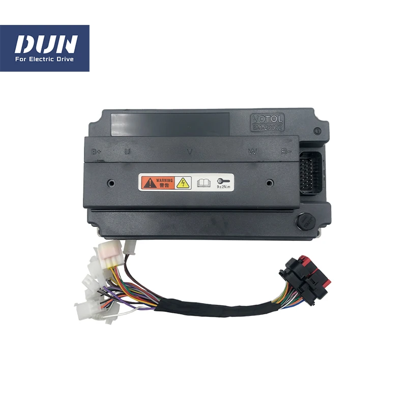 DUN/VOTOL EM200/2 Programmable Controller 5KW-8KW Boost 300A Peak Phase 550A FOC BLDC Brushless For QS Electric Motor