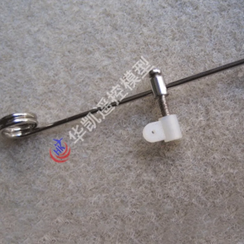 模型飛行機前輪操舵アクセサリー 直径2mmの鋼線、前輪操舵ロッカーアームロック