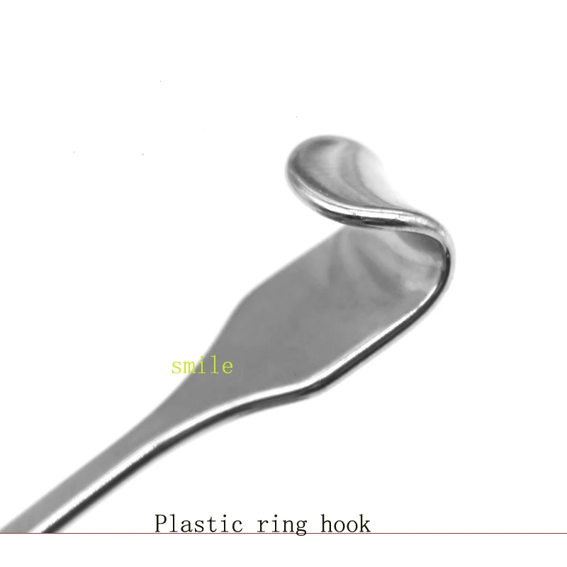 Retractor de párpado doble, herramienta de equipo de plástico de belleza, anillo de retractor, gancho de rastrillo