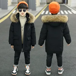 Children Winter Down Jacket Girl toddler boy clothes Thick Warm Hooded Coat Kids Parka spring Teen clothing Outerwear snowsuit