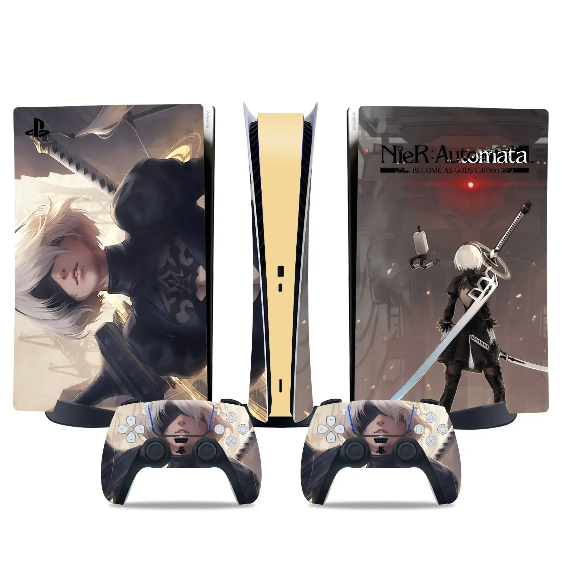 NieR Automat New Arrival Nowy produkt Winylowa ochronna do PS5 Cyfrowa naklejka na skórę Naklejka na grę