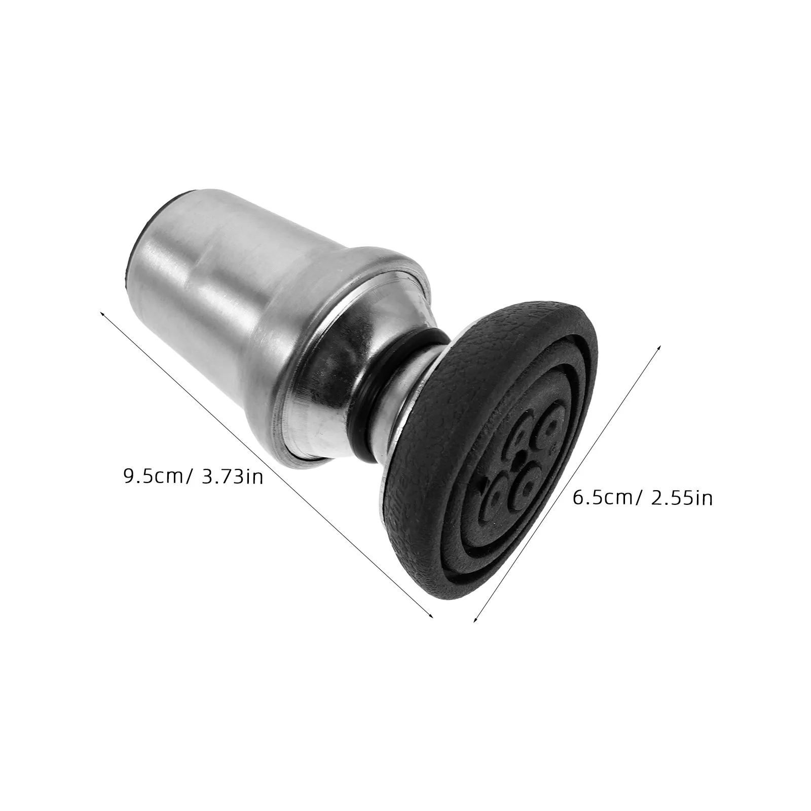 Universal Joint Crutch Tip with Pivoting Bearing 360 Degree Rotation Non Slip Rubber End Cap for Underarm Crutch Rehabilitation