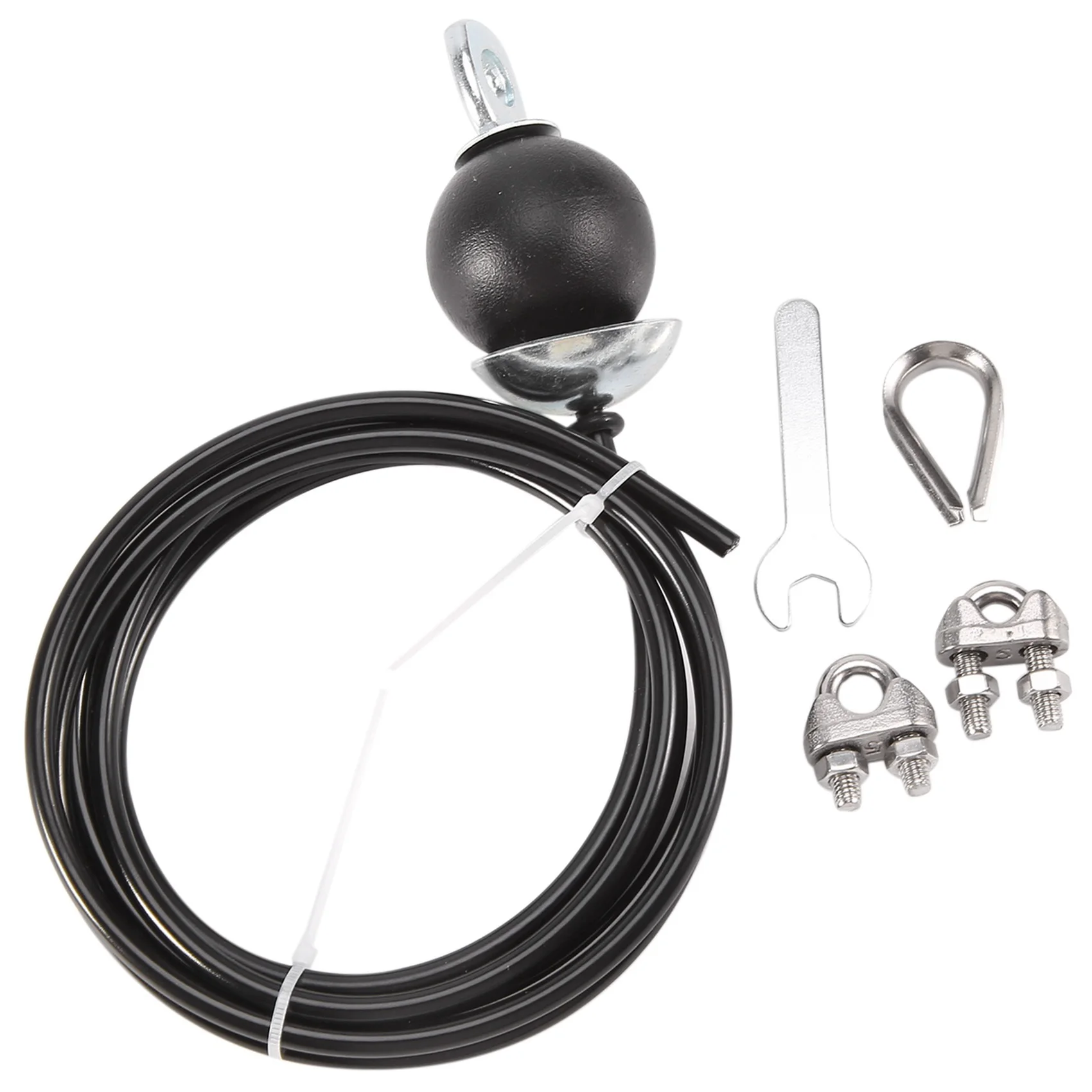 【STOCK】Home Gym Fitness Pulley Cable Length Adjustable Heavy Duty Steel Wire Rope 2M