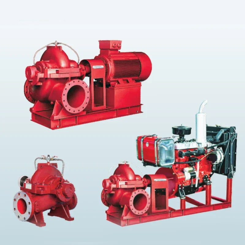 High Quality Engine Driven Split Case Pump 220V/380V Vacuum Fire Fighting Application OEM