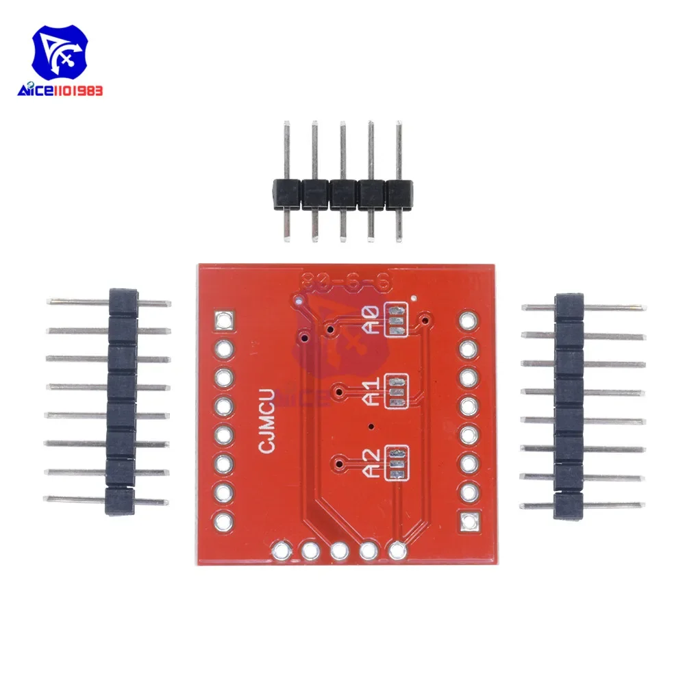 diymore PCF8575 IIC I2C I/O Extension Shield Module 16-Bit 400kHZ SMBus I/O Ports for Arduino