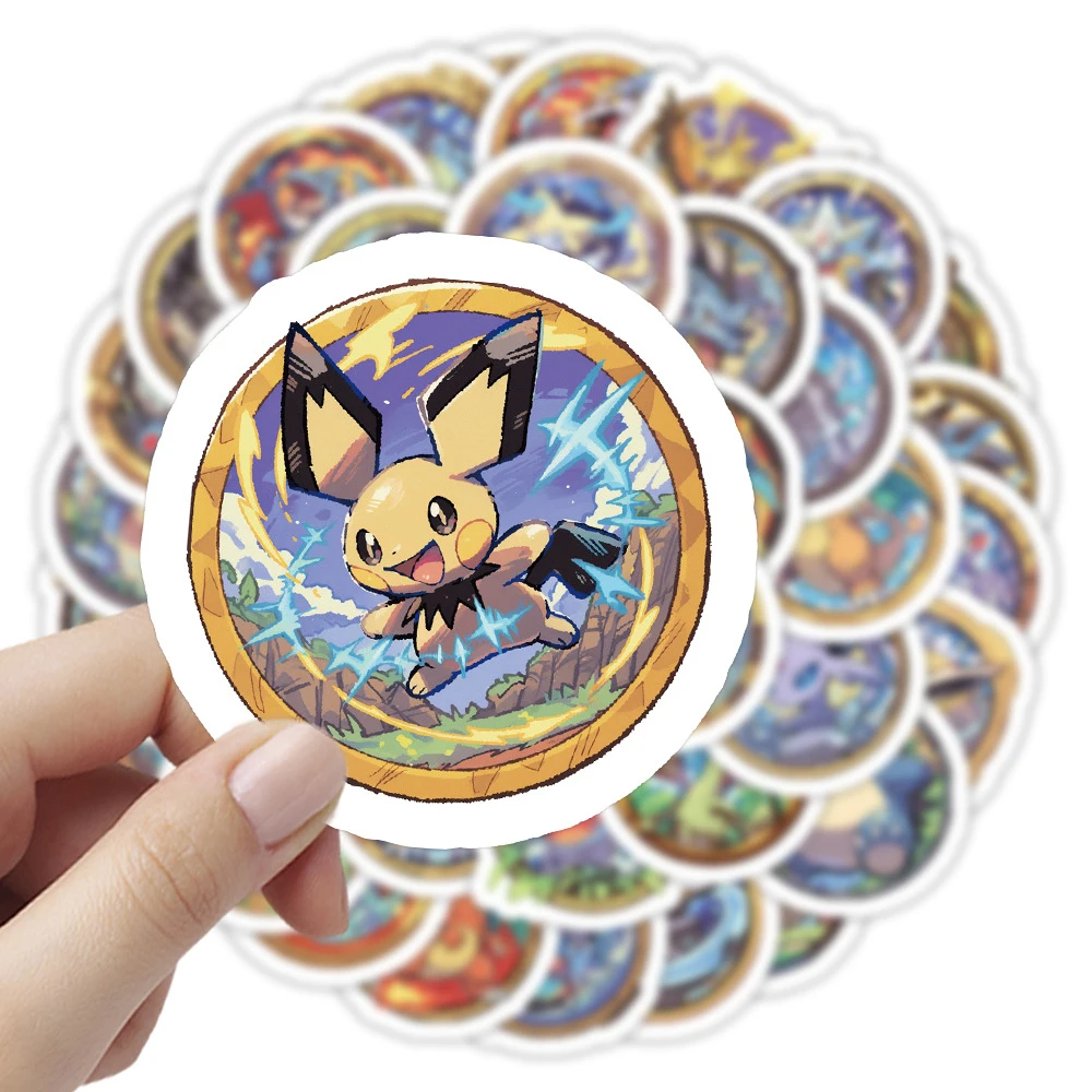 10/30/50PCS Anime Distintivo Pokemon Del Fumetto Adesivi Decalcomanie Del Computer Portatile Frigo Chitarra Telefono Skateboard Fresco Adesivo Impermeabile giocattoli per bambini