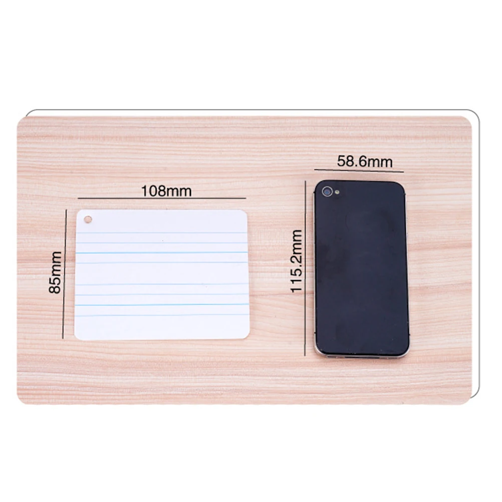 3Pcs Pinyin Card Double-Sided Thickened High-Quality Paper Easy Turn Pages Practical for School Students English Word Blank