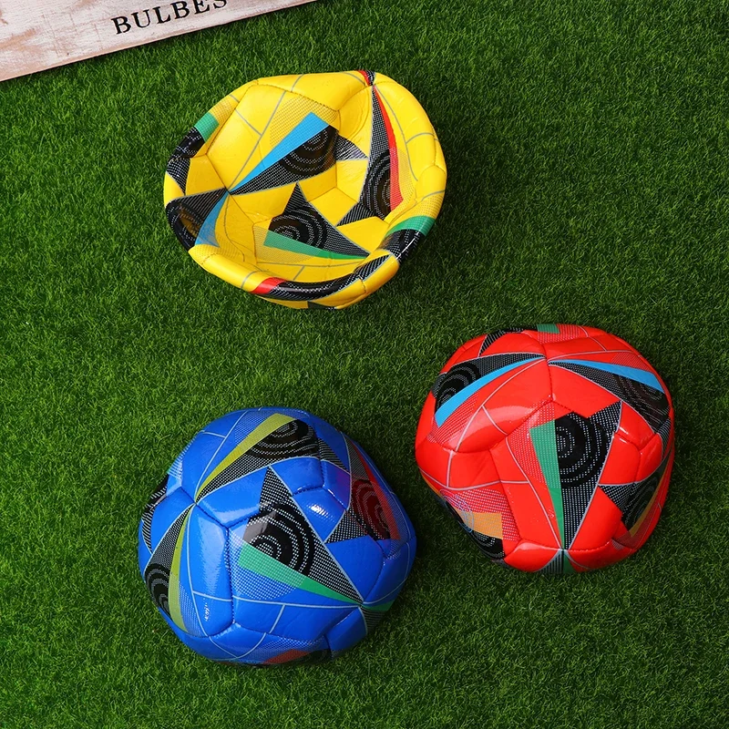 Bola de futebol tamanho 2 para jovens e adultos, resistente ao desgaste, esportes ao ar livre, treinamento, prática, bola, presente de aniversário