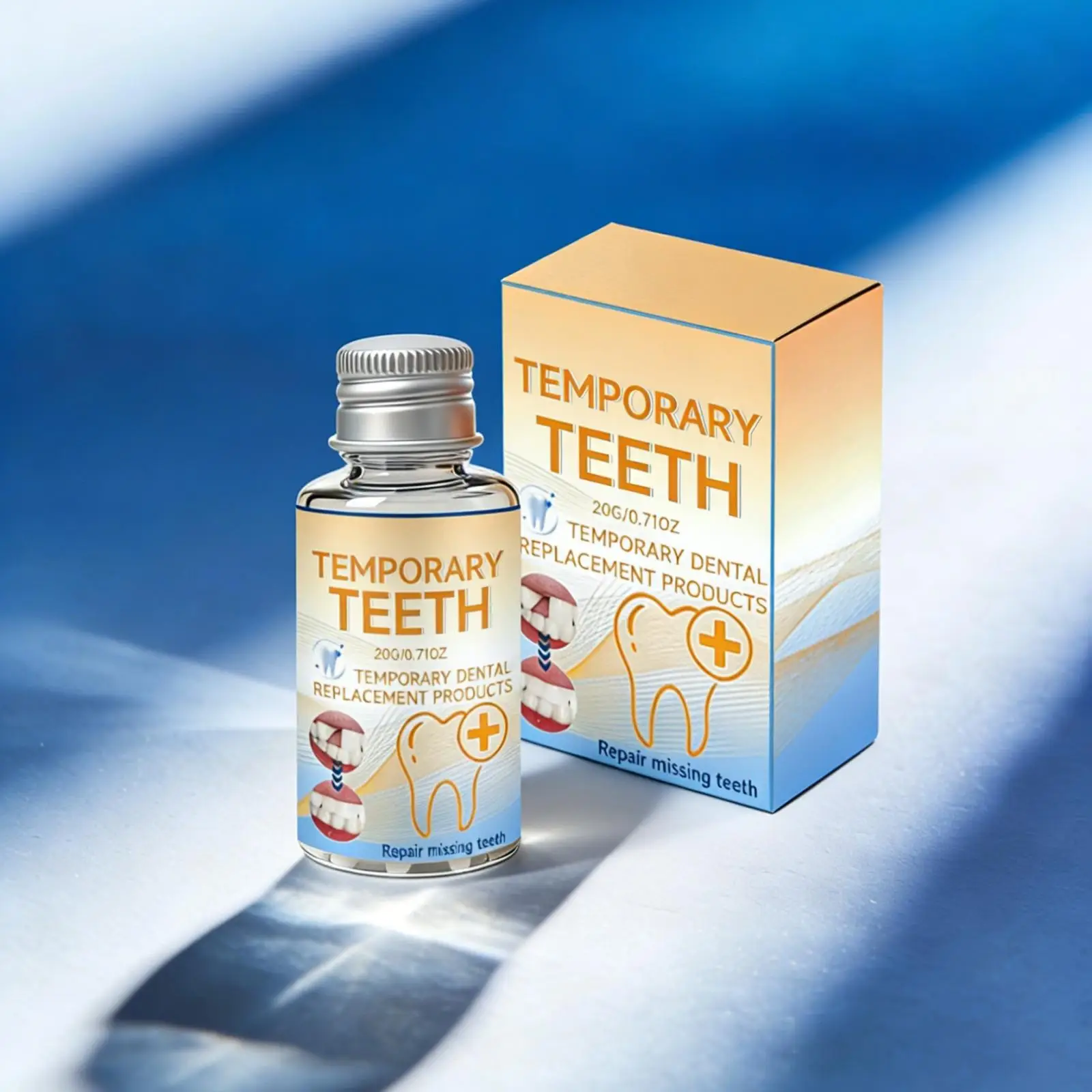 Temporary Teeth Resin Repair Missing Teeth Moldable Fake Teeth to Cover Broken Tooth Repair Products Tooth Filling Self Repair