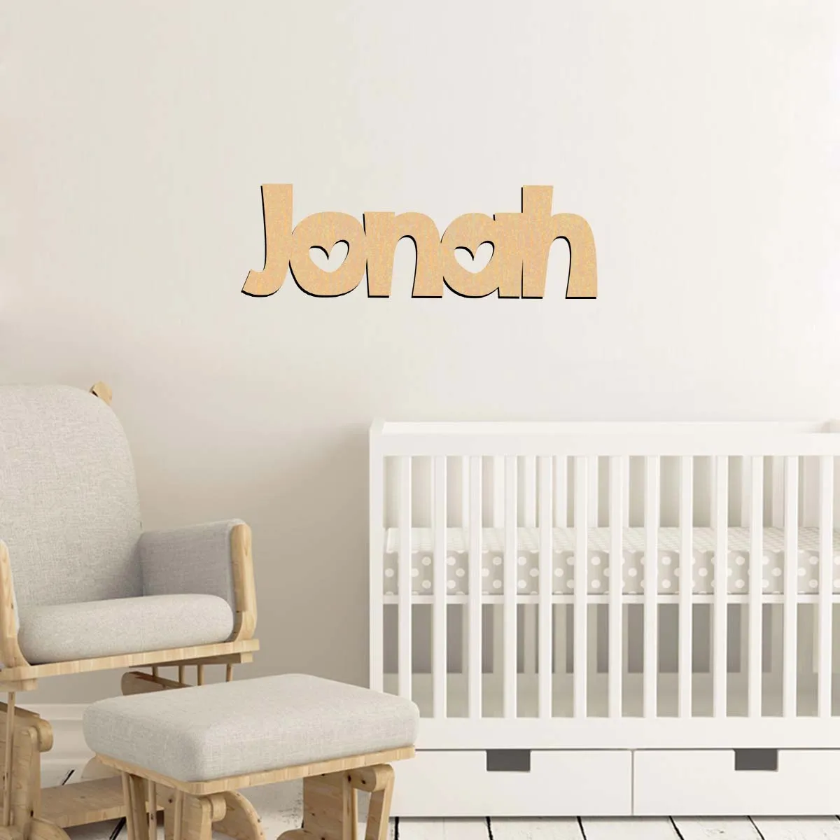 1pc Cartoon Jonah example Customizable Name Wood Material Laser-Cut Sign Wooden Plaque Vertical Orientation Door Hanging Decor