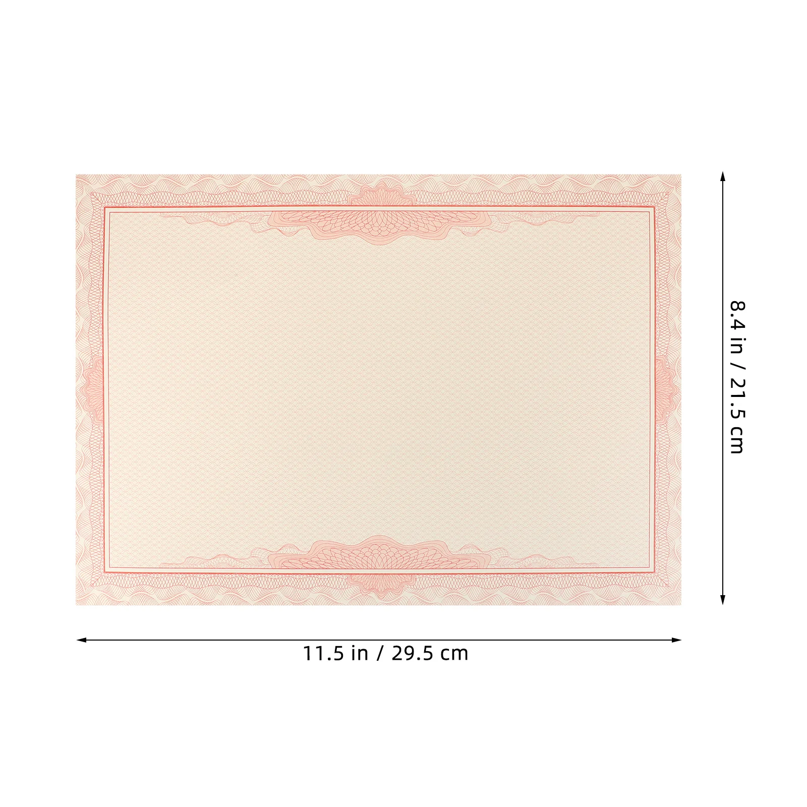 50Pcs A4 Blank Certificate Paper 12K Stock Awards DIY Design Printing Official Academic Certificates