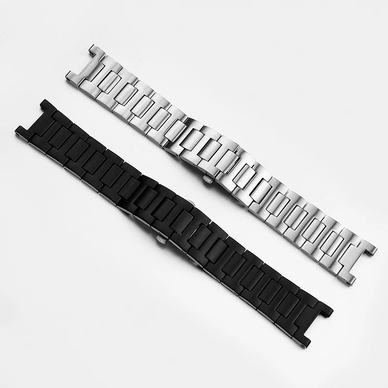 For Cartier Pasha PASHA series WSPA0013 W31077U2 concave steel watchband stainless steel watch strap 18 * 10mm 20 * 12  22*14mm