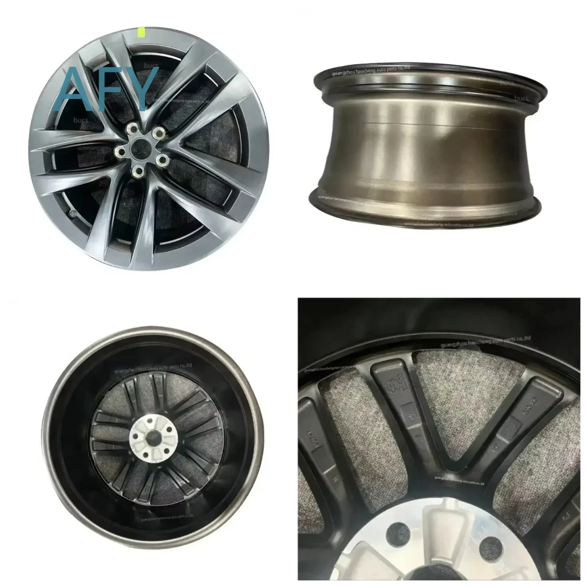 21 Inch Aluminum Alloy Car Wheels for Tesla Model S 2021 2022 2023 Front Rear Replacement Rims for Model S 1420228 00 C