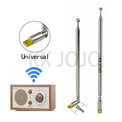 Telescopic Antenna 1pc Universal for FM Radio 90mm/110mm/129mm/145mm/152mm/202mm High Gain