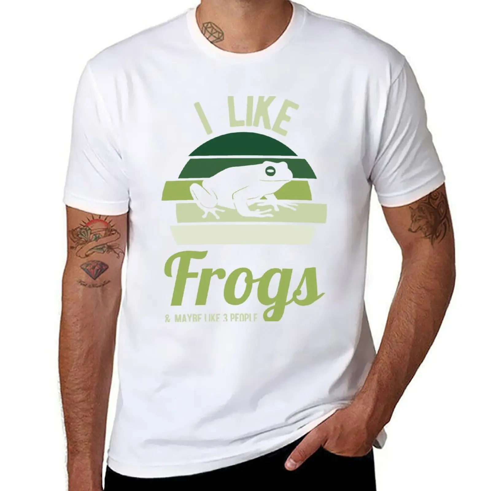 

Funny Frogs Lover T-Shirt man t shirt cotton mens graphic t shirts T-Shirt