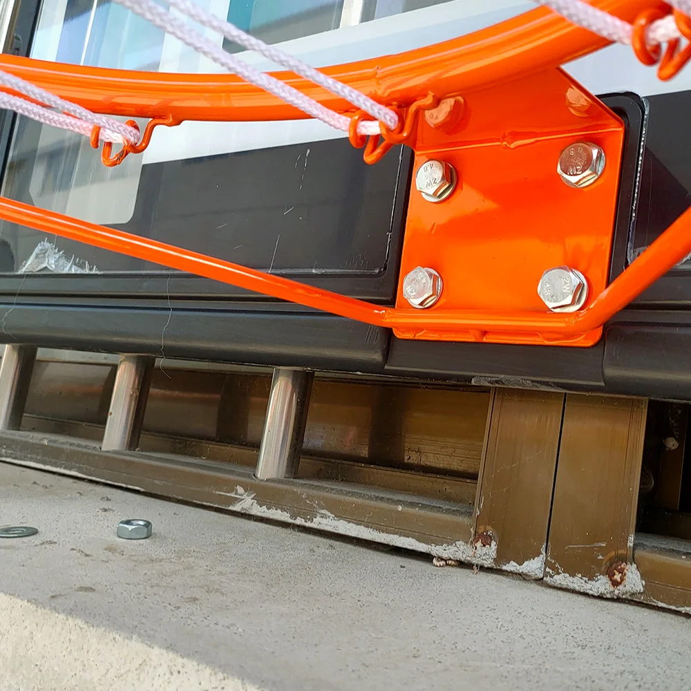 

Outdoor Wall-Mounted Basketball Stand with PE Backboard for Basketball Training and Games