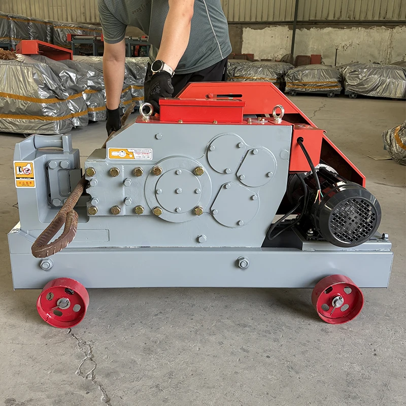Heavy Duty Industrial Rebar Cutter Steel Rod Cutter for Construction Site with Pure Copper Motor Rebar Cutting Machine