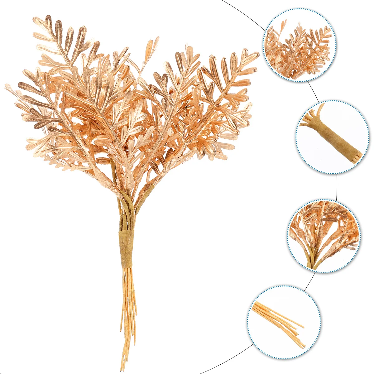 

2Pcs Christmas Decorative Pine Cone Picks Plastic Pine Sticks for Wreath Gift Ornaments Artificial Holiday Decoration Supplies