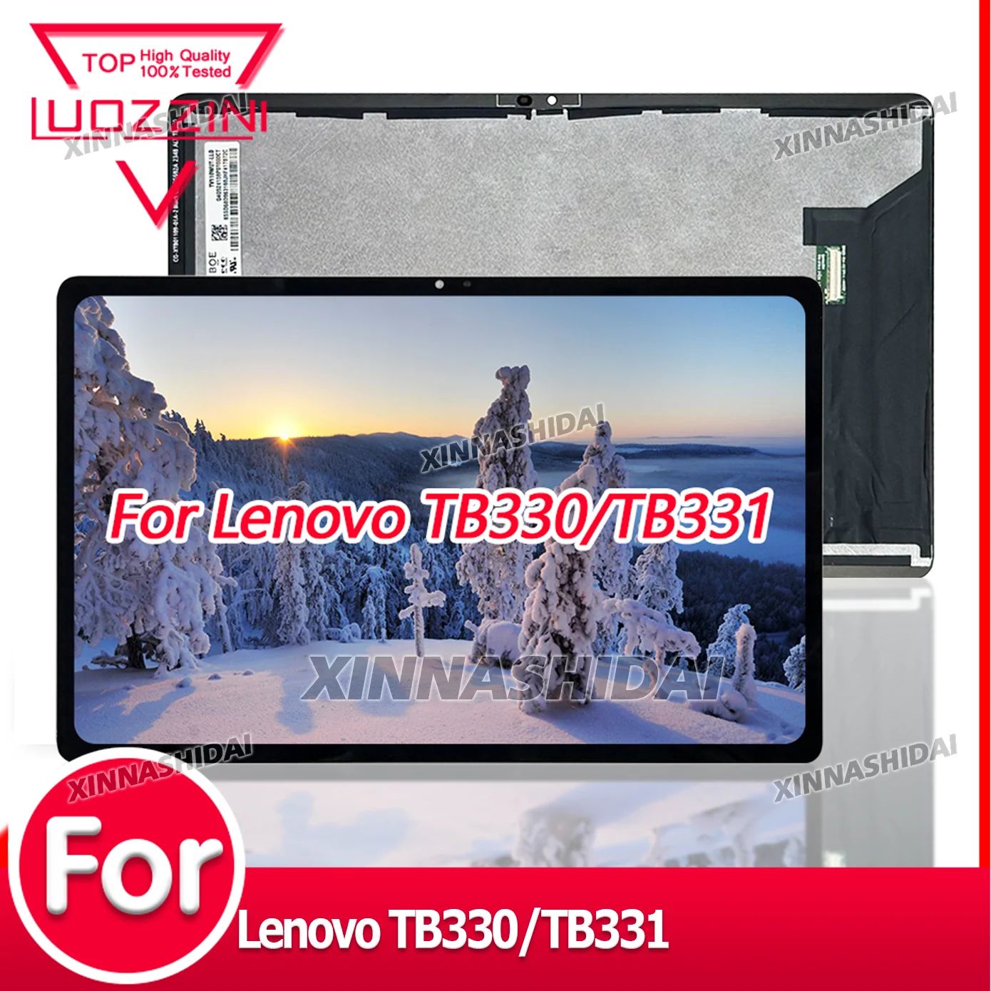 New Display For Lenovo TB330/TB331 LCD Display Touch Screen Digitizer fo rXiaoxin Pad 2024 TB330/TB331 Assembly Repair Parts