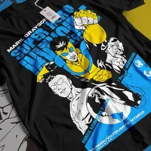 Invincible Universe Cartoon T-Shirt, Shirt Omni-Man shirt