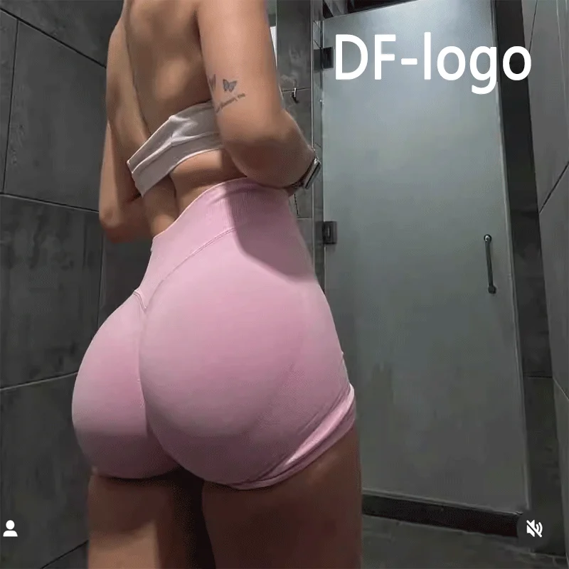 

With Logo Low Waist Seamless Impacts Shorts Yoga Shorts Scrunch Bum Gym Shorts Workout Biker Short Stretch Fitness Clothing