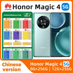 HONOR Magic 4 6.81 Inches 120Hz Screen Snapdragon 8 Gen 1 Android 12 Octa Core 4800mAh