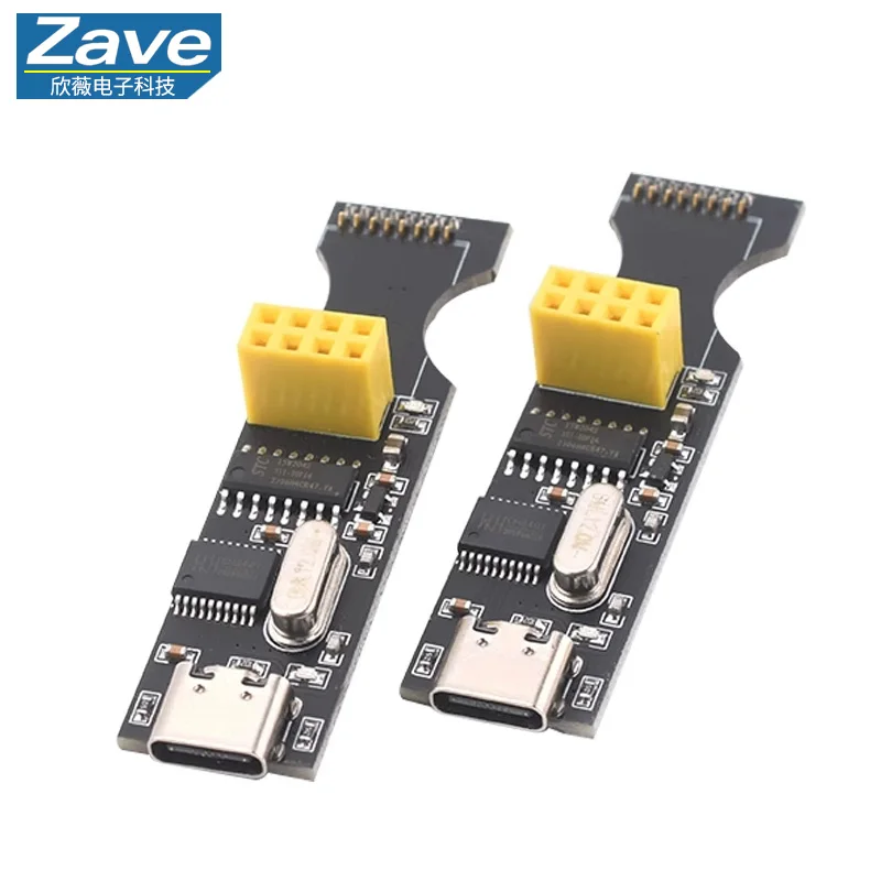 NRF24L01 2.4G Wireless Serial to USB Transceiver Module Development Board, SMD Module Debugging and Testing Socket